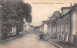 Savigny En Septaine     18      La Grande Rue      ( Voir Scan) - Altri & Non Classificati