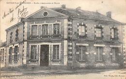 Savigny En Sancerre       18     Ecole Communale Et Mairie    (voir Scan) - Autres & Non Classés