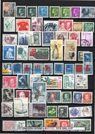 SWEDEN-KINGDOM: #1970/80`S # SELECTION CONTENTS# 64 PCS IN MIXED CONDITION#. CFIX-200L-2 (07) - Collections