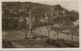 CAERNARFONSHIRE - LLANDUDNO - CENOTAPH & PROMENADE RP Gwy84 - Caernarvonshire