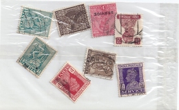 Lot 25 Timbres INDIA POSTAGE - Used Stamps