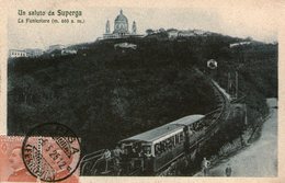 (77)  CPA  Superga  La Funicolare - Trasporti