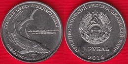 Transnistria 1 Rouble 2018 "Fish Russian Sturgeon" UNC - Moldova