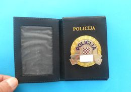 POLICE OF HERCEG-BOSNA (MOSTAR) Former State Of Bosnian Croats - Official Police Badge * Bosnia And Herzegovina Croatia - Police & Gendarmerie