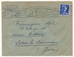 Enveloppe - OMEC Krag "FLERS DE L'ORNE (Orne) 1958 - Centre De Confection De Qualité - 1958 - Mechanische Stempels (reclame)