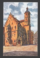 Nördlingen - Das Rathaus - Gemalt Von J. Marshall - Nördlingen