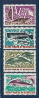 ST PIERRE N° 391/394 ANIMAUX MARINS ** - Neufs