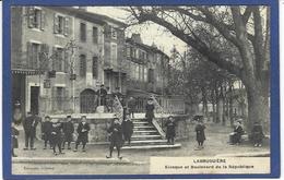 CPA Tarn 81 Labruguière Circulé Kiosque - Labruguière