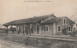 34/ Pignan La Gare - Carte écrite En 1919 - - Other Municipalities