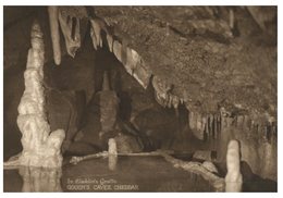 (852) Very Old Postcard - UK - Cheddar Gough's Caves - Cheddar