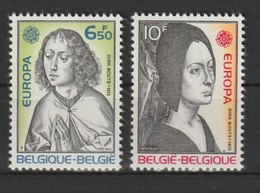 MiNr. 1818 - 1819 Belgien       1975, 26. April. Europa: Gemälde. - Nuevos