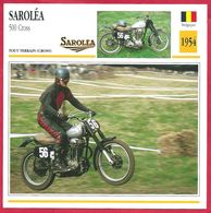 Saroléa 500 Cross. Moto Tout Terrain (cross). Belgique. 1954. L'antépénultième. - Deportes