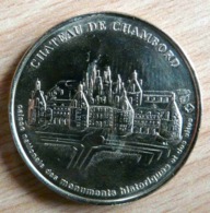 CHATEAU DE CHAMBORD 1998 1999 ?  NON DATEE MONNAIE DE PARIS COLLECTION NATIONALE MEDAILLE OFFICIELLE JETON - Non-datés