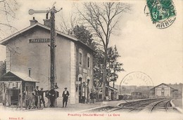 PRAUTHOY LA GARE CHEMIN DE FER 52 - Prauthoy