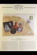 1997 QEII GOLDEN WEDDING COIN COVERS. All Different Collection Of Great Britain And Commonwealth Illustrated Commemorati - Altri & Non Classificati