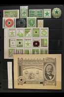 ESPERANTO 1910's-1930's Interesting Fine Mint Collection Of All Different Labels On Stock Pages, Includes Portugal 1919  - Zonder Classificatie