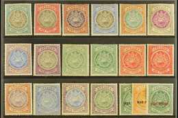 1903-16 MINT "BADGE OF COLONY" SELECTION Presented On A Stock Card. Includes 1903-07 CC Wmk Set To 1s Plus 2s6d, 1908-17 - Autres & Non Classés