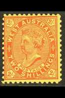 WESTERN AUSTRALIA 1902-11 2s Bright Red On Yellow, Perf.12x12½, Wmk Crown Over Double Lined "A," SG 134, Very Fine Mint. - Andere & Zonder Classificatie