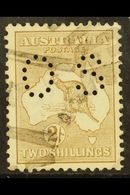 OFFICIAL 1915 1s Brown Roo Punctured "OS", SG O36, Fine Used, Nice Centering, Fresh Colour. For More Images, Please Visi - Sonstige & Ohne Zuordnung