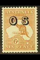 OFFICIAL 1932 6d Chestnut Opt'd "OS", SG O127, Never Hinged Mint. Very Fresh. For More Images, Please Visit Http://www.s - Sonstige & Ohne Zuordnung