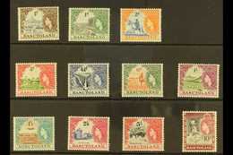 1954-58 Complete Definitive Set, SG 43/53, Never Hinged Mint (11 Stamps) For More Images, Please Visit Http://www.sandaf - Other & Unclassified