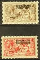 1916-19 2s.6d And 5s De La Rue Seahorses, SG 85 & 87, Superb Never Hinged Mint. (2 Stamps) For More Images, Please Visit - Autres & Non Classés