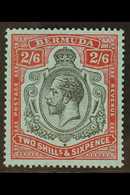 1924-32 2s.6d Black And Carmine On Pale Blue, SG 89, Fine Nhm. For More Images, Please Visit Http://www.sandafayre.com/i - Bermudes