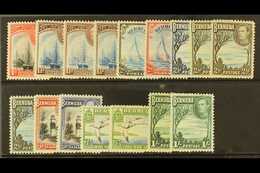 1938-52 1d To 1s, The Complete SG Listing Of Shades, SG 110/115a, Fine Mint. (16) For More Images, Please Visit Http://w - Bermudes