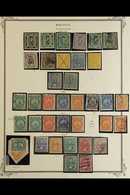 1867-1894 ATTRACTIVE COLLECTION In Hingeless Mounts On Pages, Mint & Used Stamps, Includes 1867-68 5c Green (x41 With Sh - Bolivië