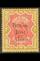 1895 2r Carmine And Yellow-brown, SG 61, Fine Mint. For More Images, Please Visit Http://www.sandafayre.com/itemdetails. - British East Africa