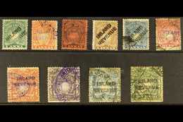 REVENUE STAMPS Circa 1891 Imperial British East Africa Postage Stamps With "INLAND REVENUE" Handstamps - Ten Different V - British East Africa