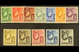 1938 Geo VI Set Complete, Perforated "Specimen", SG 110s/121s, Very Fine Mint, Part Og. (12 Stamps) For More Images, Ple - British Virgin Islands