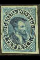 1852 10d Dull Blue On Thin Paper, Cartier, SG 14, Very Fine Used With Good To Large Margins All Round, Crisp Engraving A - Sonstige & Ohne Zuordnung