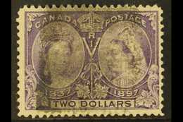 1897 $2 Deep Violet, SG 137, Used With Smudged Roller Cancel, Cat £425 For More Images, Please Visit Http://www.sandafay - Altri & Non Classificati