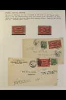 SPECIAL DELIVERY POSTAL HISTORY GROUP 1922 20c Carmine-red Label, SG S4, Used On A Range Of Covers All With Special Deli - Sonstige & Ohne Zuordnung