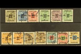 1918 Newspaper Stamp Surcharged Set, Mi 84/96, Fine Used (13 Stamps) For More Images, Please Visit Http://www.sandafayre - Sonstige & Ohne Zuordnung