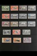 1938-50 KGVI Definitives Complete Set, SG 146/63, Never Hinged Mint. Fresh And Attractive! (18 Stamps) For More Images,  - Falklandinseln