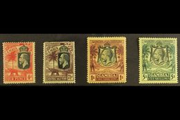 1922 Watermark Multiple Crown CA Set, SG 118/21, Very Fine Mint. (4 Stamps) For More Images, Please Visit Http://www.san - Gambie (...-1964)