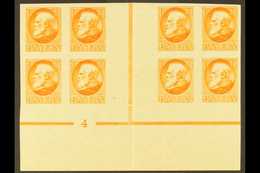 BAVARIA 1919-20 (1.50m) On 1m Yellow-orange Imperf OVERPRINT OMITTED Variety (Michel 175 B I, SG 254Ba), Never Hinged Mi - Autres & Non Classés