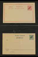 TOGO POSTAL STATIONERY 1898-1912 Fine Unused Collection Of Postal Cards, Appears To Be All Different With Both Overprint - Other & Unclassified