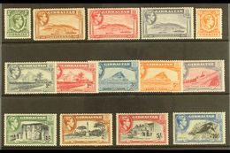 1938-51 Pictorial Definitive Set, SG 121/31, Fine Mint (14 Stamps) For More Images, Please Visit Http://www.sandafayre.c - Gibilterra