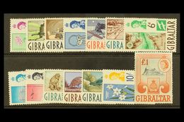 1960-62 Definitive Set, SG 160/173, Never Hinged Mint. (14) For More Images, Please Visit Http://www.sandafayre.com/item - Gibilterra