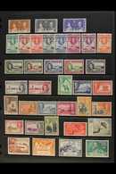 1937-52 COMPLETE MINT COLLECTION. An ALL DIFFERENT, Complete "Basic" Mint Collection Presented On A Stock Page, Coronati - Goudkust (...-1957)