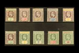 1904 - 06 Ed VII Set ,wmk MCA, Complete, SG 67/76, Very Fine Mint. (10 Stamps) For More Images, Please Visit Http://www. - Grenade (...-1974)