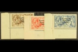 1925-28 Narrow Date Seahorses Set, SG 83/85, Superb Mint Matching Lower Left Corner Examples, The 2s6d And 5s Are Never  - Autres & Non Classés