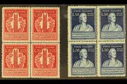 1949 Volta's Discovery Of The Electric Cell Perf 14 Complete Set (Sassone 611/12, SG 737/38), Fine Mint (the Lower Stamp - Non Classés