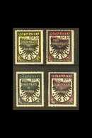 EGEO (DODECANESE ISLANDS) GERMAN OCCUPATION 1944 Air War Victims' Relief Overprints Complete Set (SG 232/35, Sassone 56/ - Autres & Non Classés