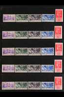 EGEO (DODECANESE ISLANDS) INDIVIDUAL ISLANDS 1930 Overprints On Ferrucci All Thirteen Complete Local Sets For The Indivi - Other & Unclassified