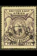 BRITISH EAST AFRICA 1897-1903 3r Deep Violet, Wmk Crown CC, SG 94, Very Fine Used. For More Images, Please Visit Http:// - Vide