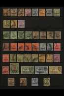 1923-1937 USED KGV COLLECTION Presented On A Stock Page & Includes 1923-23 Large Star Wmk Range With Most Values To 8a,  - Koeweit